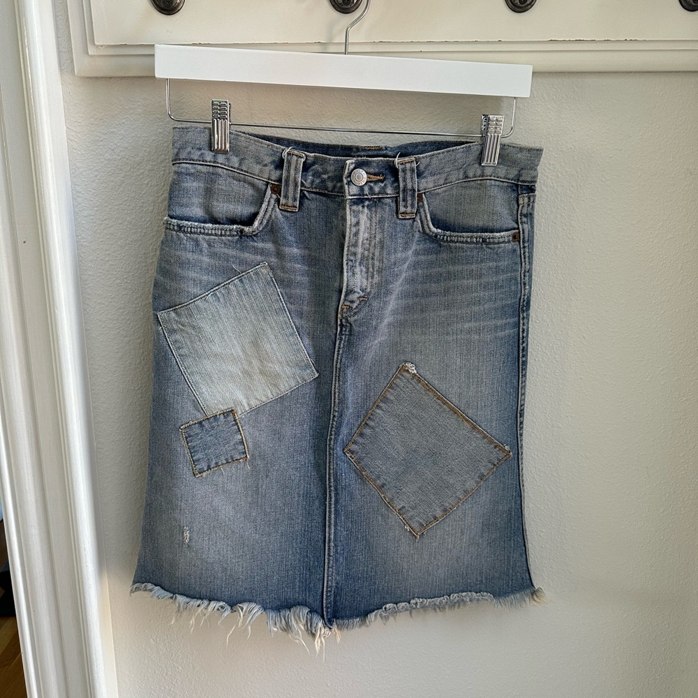 Ralph Lauren Blue Label Vintage Denim Skirt Size 2